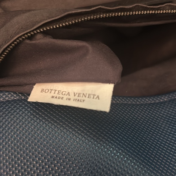 Vintage Classic Bottega Veneta Navy Blue Preowned Cabat Tote Shoulder Bag - Picture 10 of 13